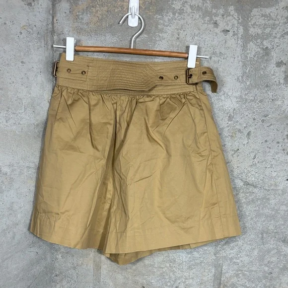 Anthropologie Moon River Buckle-Waist Shorts - Picture 4 of 13